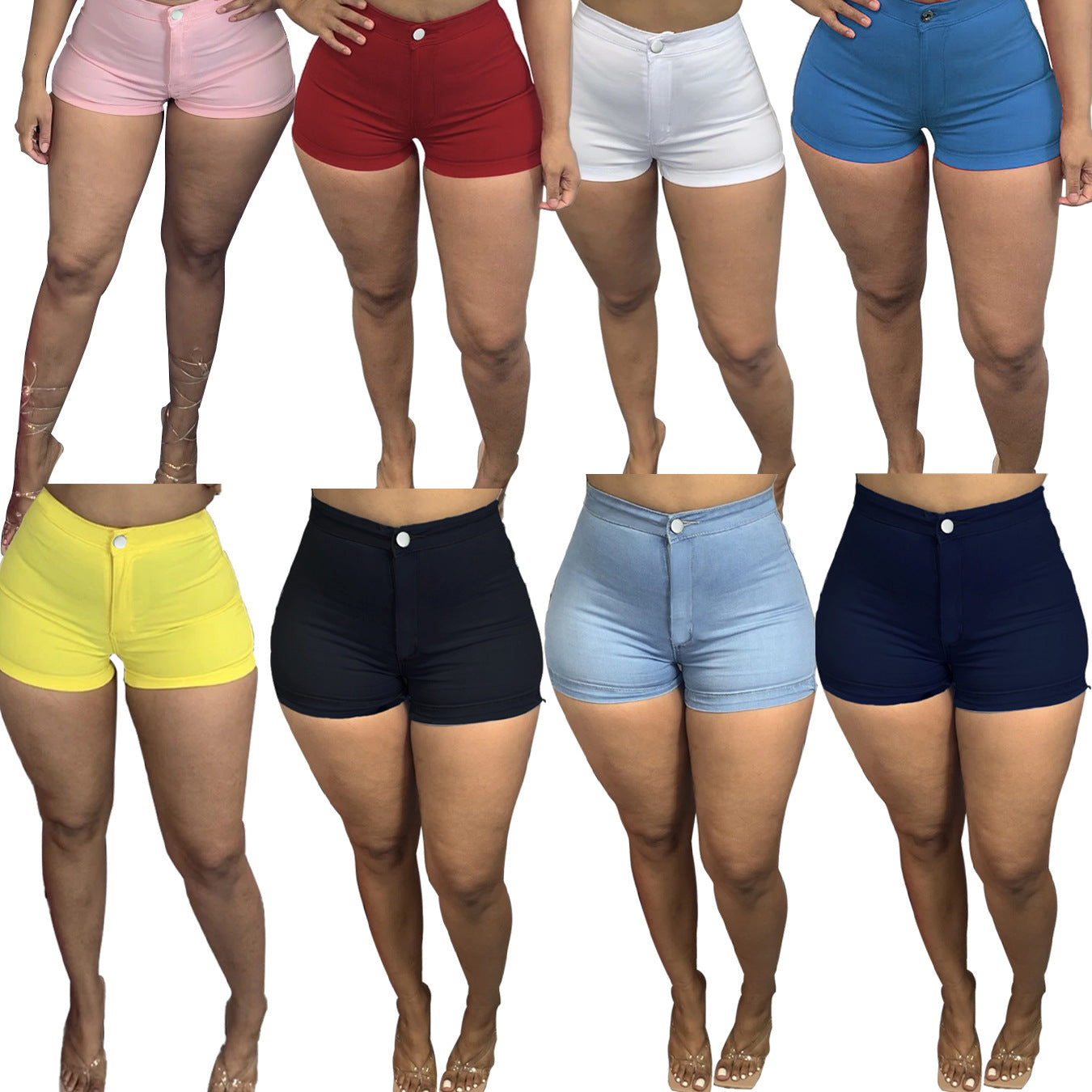 Cutie High Waist Denim Shorts