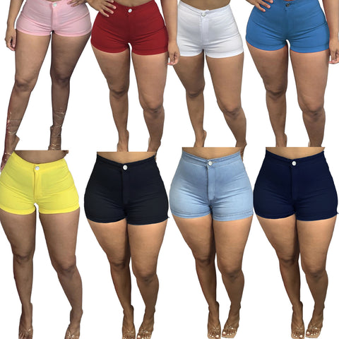 Cutie High Waist Denim Shorts
