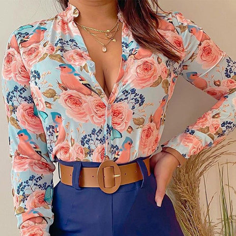 Two Piece Spring Shirt Blouses  | Cultureheaven.com