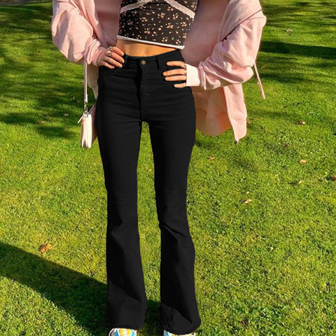 vintage straight flare pants