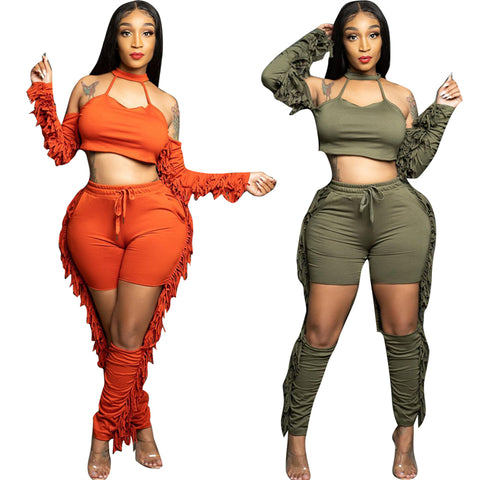 Top and Pants Two 2 Piece Set for Club and Party | Cultureheaven.com