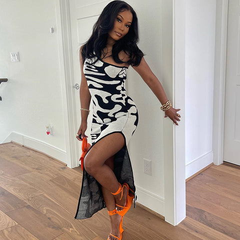 No Jealousy Printed Fashion Dress