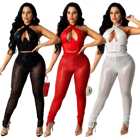 Women's Hollow Out Club Outfits