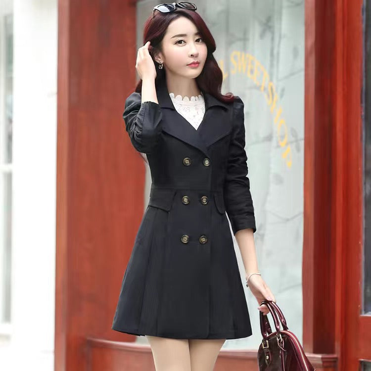 Women Black Dress Coat