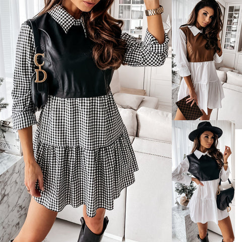 Gianna Collar Style Casual Dress