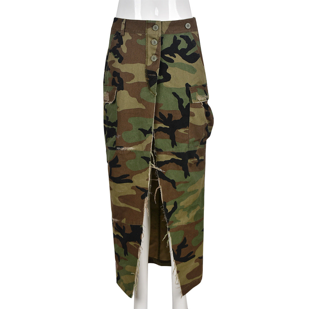 camouflage skirt for women
