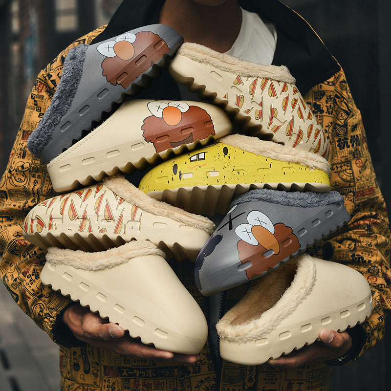 Winter Warm Indoor Outdoor Slippers | Cultureheaven.com