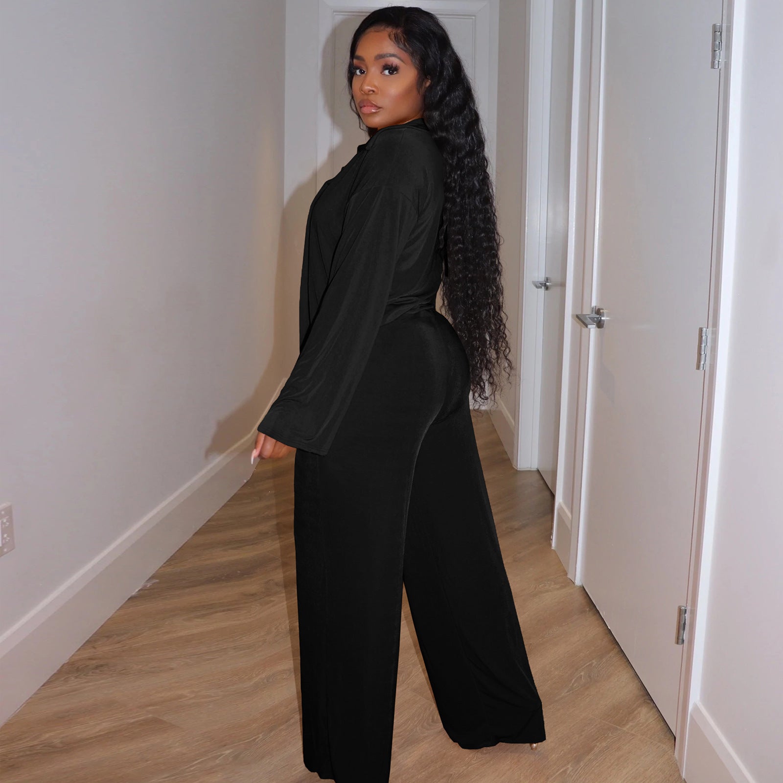 3-piece-bell-bottom-set side view for women