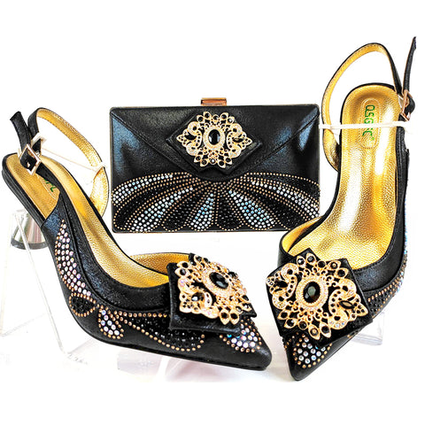 Fanciy Italian Heel & Bag Set