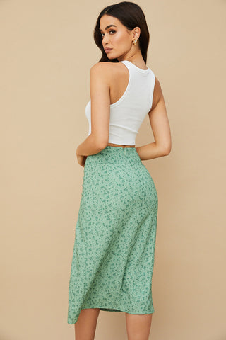 Lower Power Midi Skirt for Women