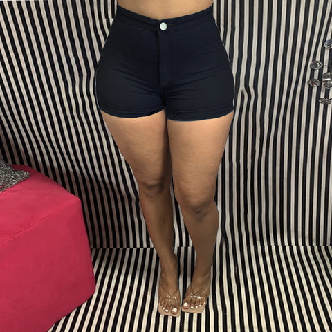 Cutie High Waist Denim Shorts