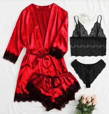 In Paradise Robe Set Red