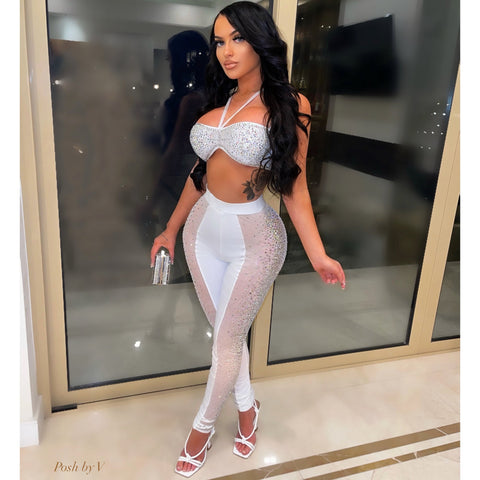 sling nightclub hot drill see-through sexy