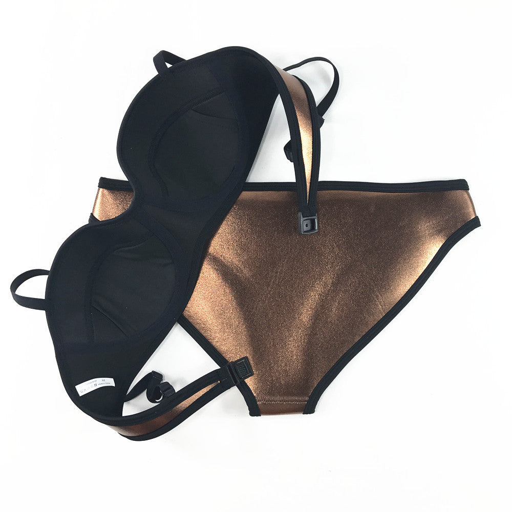 Mercedes Gold Bra and Panty Set