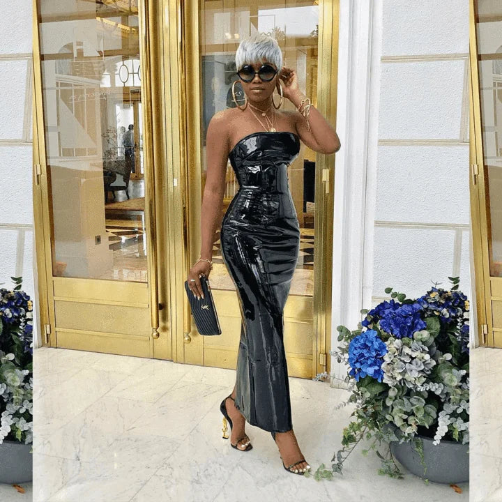 Posh Chic Slit Maxi for the Ultimate Party Stunner