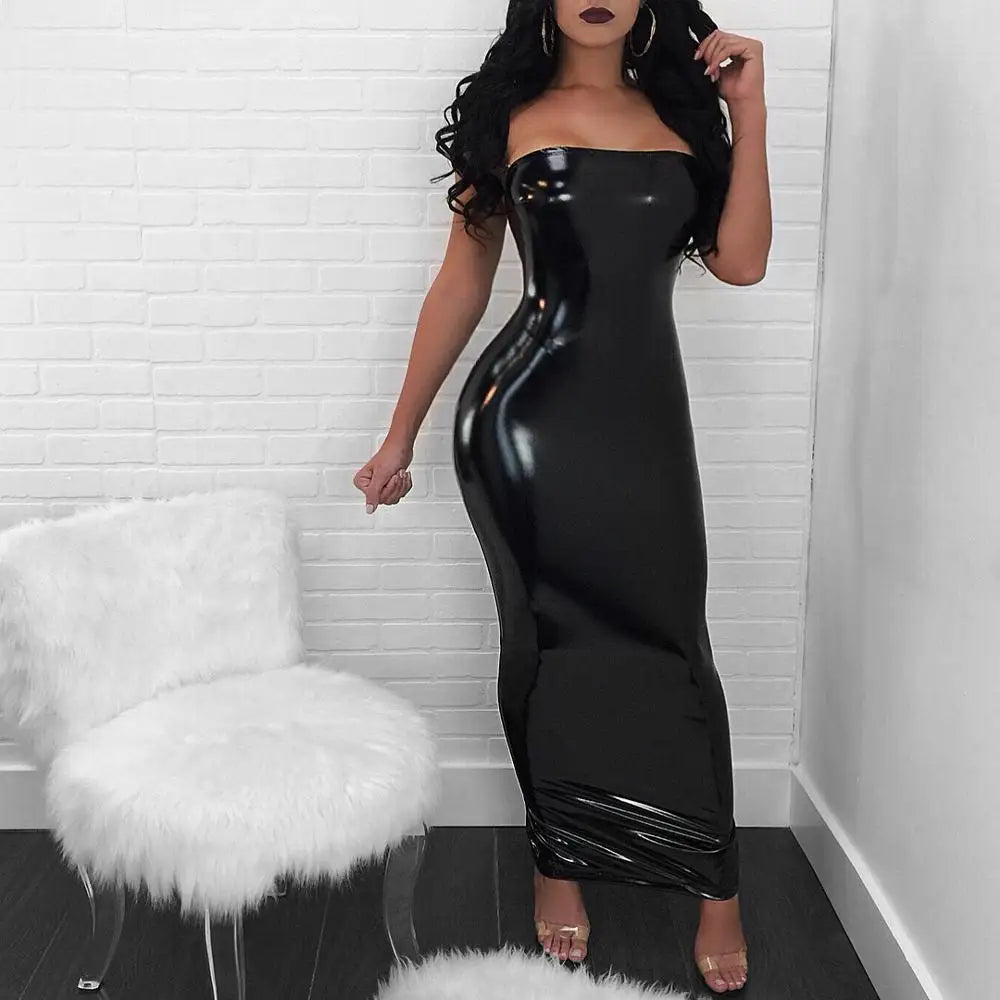 Posh Chic Slit Maxi for the Ultimate Party Stunner