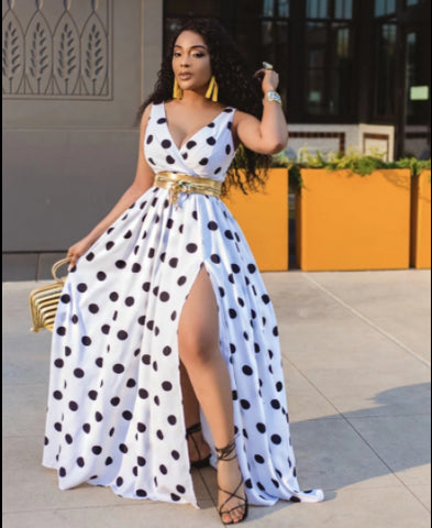 White Bohemian Vacay Maxi Dress