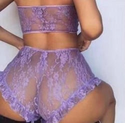 Purple  Comfy Cotton Panty Set