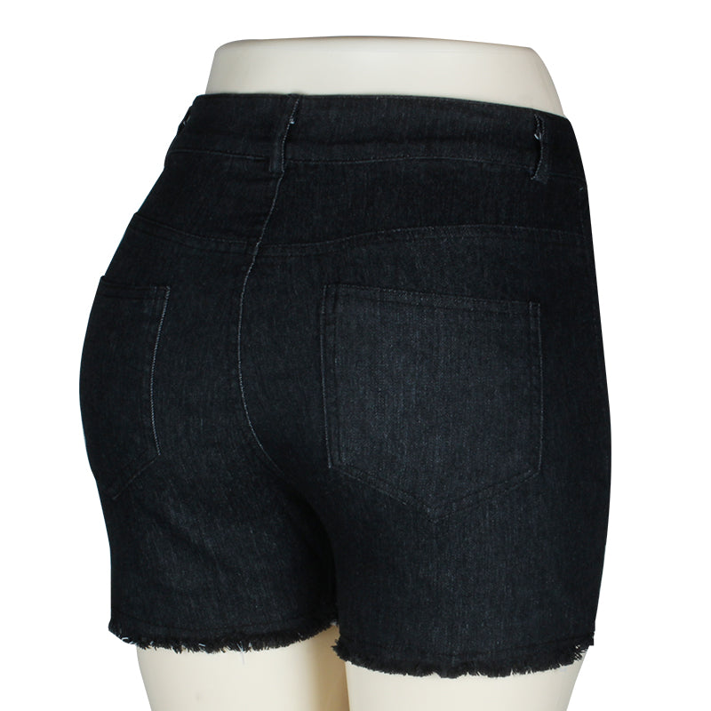 Summer High Waisted Denim Shorts Jeans  | Cultureheaven.com