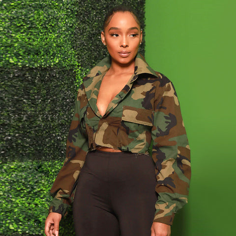 G.I. Jane Crop Jacket