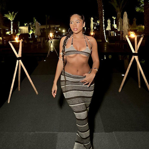 Yacht Vibes Skirt Set
