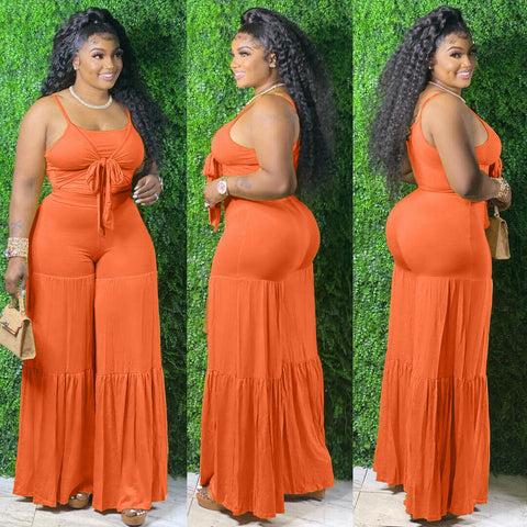 Orange Plus Size Summer Outfits