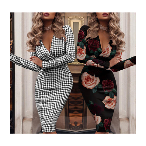 Elegant Bodycon Evening Dress