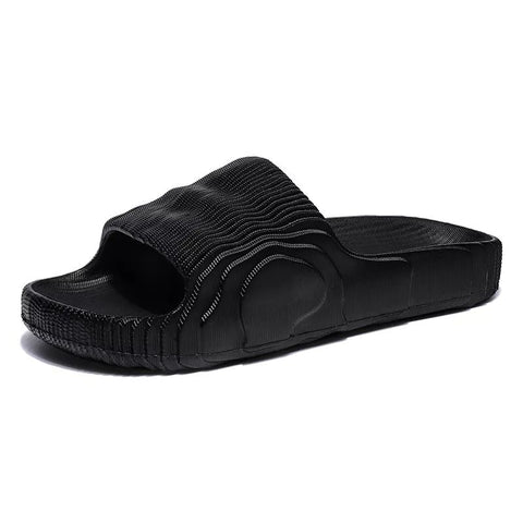 Black Slides Sandals Trendy Footwear