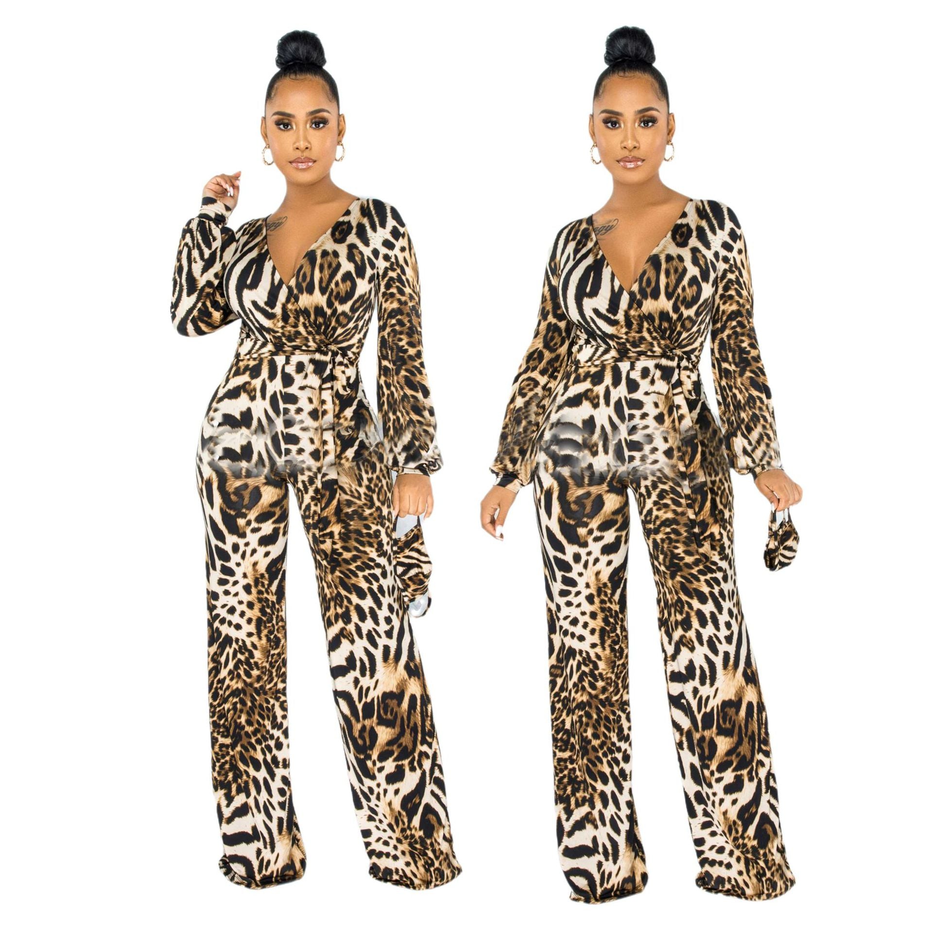 leopard jumpsuit