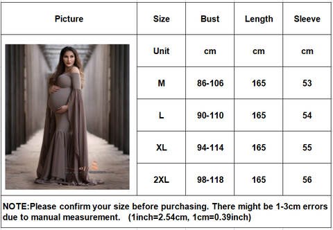 Love You Forever Maternity Dress Size Chart