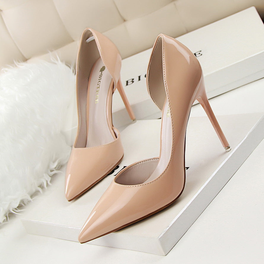 Tan Office Stiletto Heels 