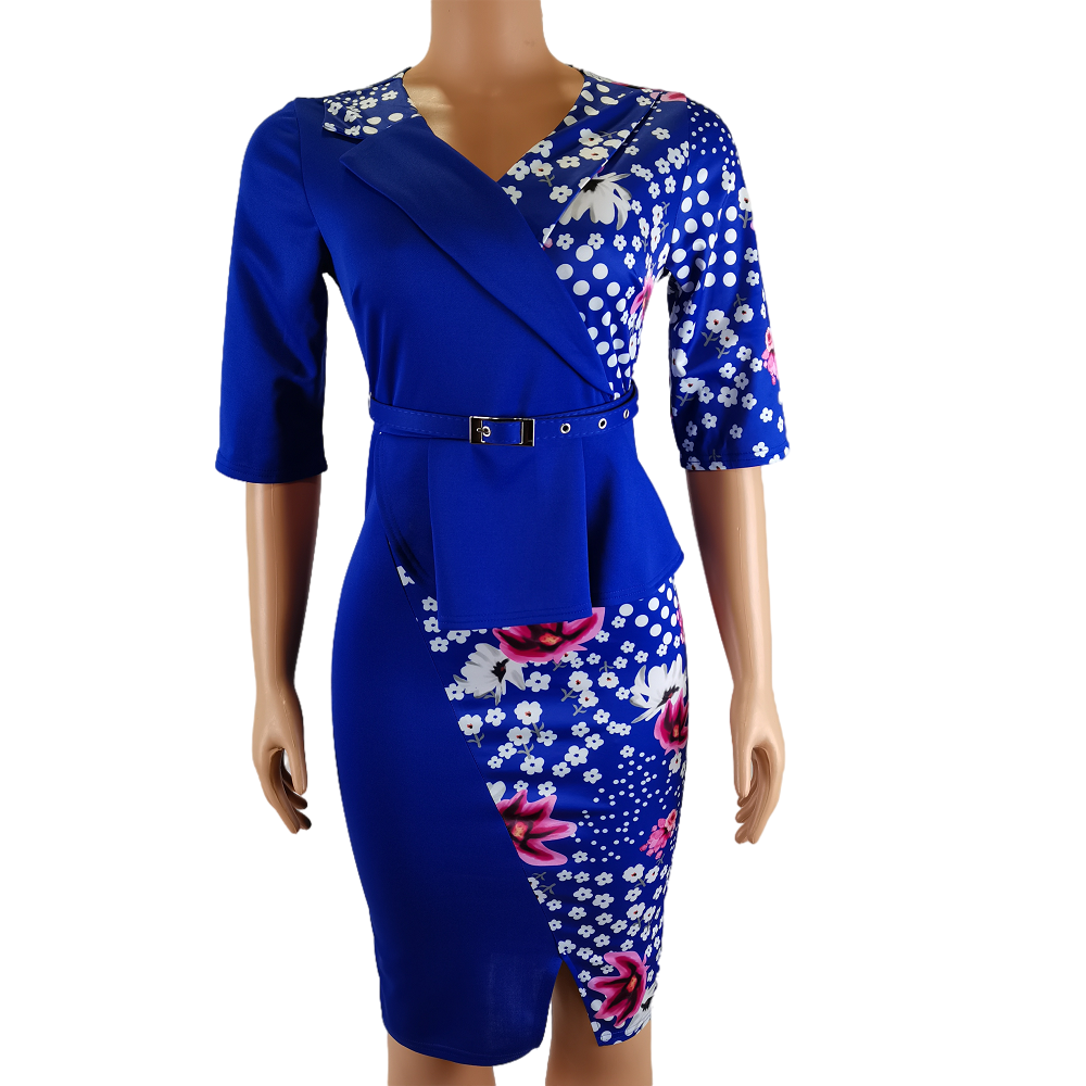 Blue Women Casual Dress