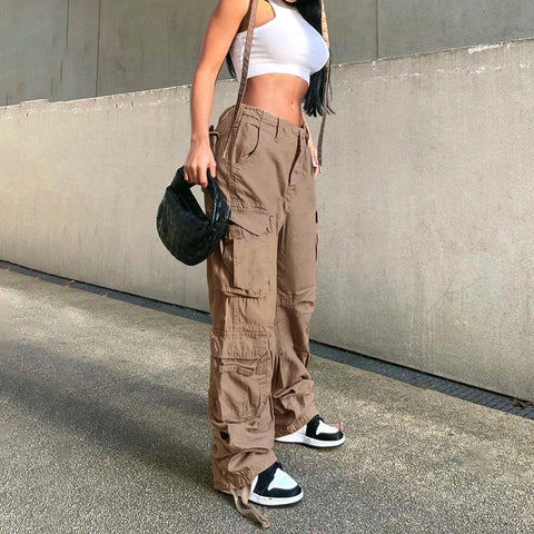 Stright-Leg Cargo Pants