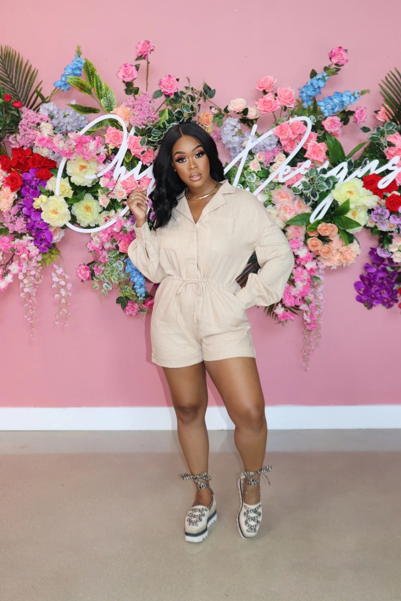 Tackle The Day Longsleeve Romper