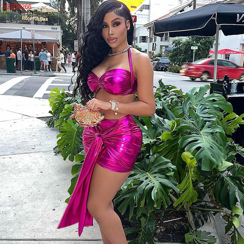 Club Wear Two Piece Skirt Set | Cultureheaven.com