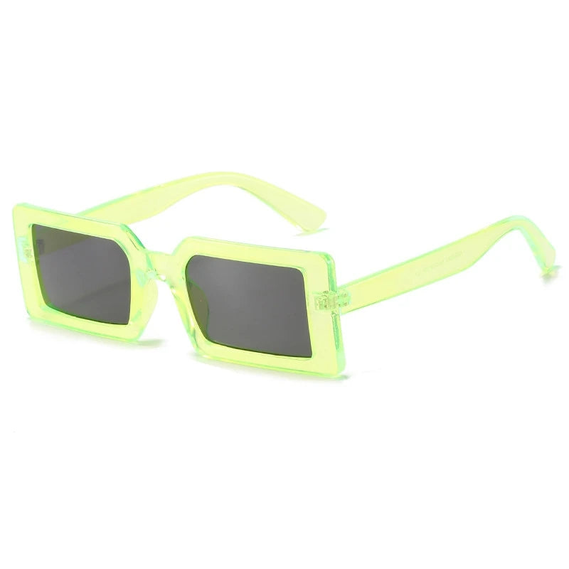 Green Retro Vintage Sunglasses 