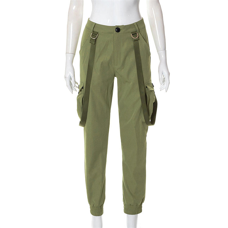 women pants with straps