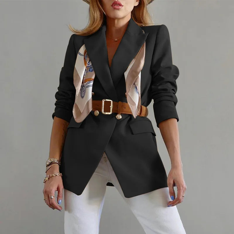 Vintage Long Sleeve Office Formal Blazers