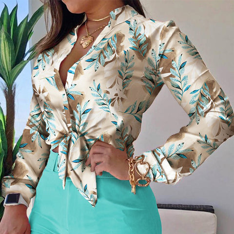 Two Piece Spring Shirt Blouses  | Cultureheaven.com