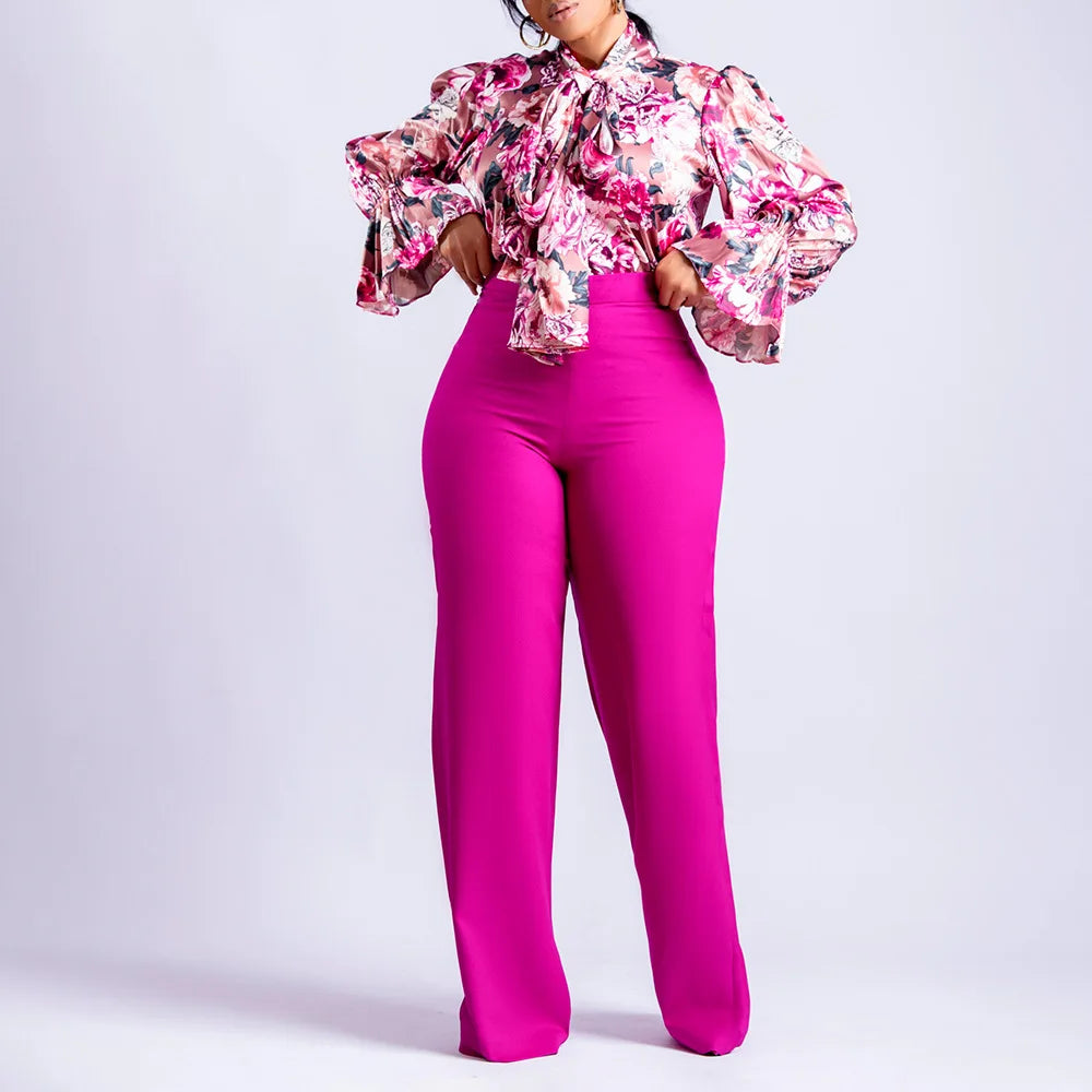 Decent Printed Blouse with Matching Blouse