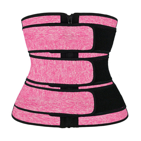 belt neoprene waist trainer belt pink and black