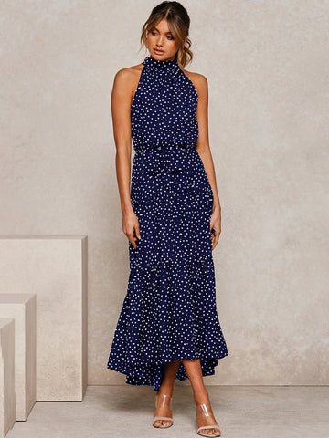 Summer Breeze Maxi Dress Dark Blue