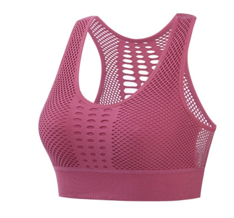 pink sports bra top for women