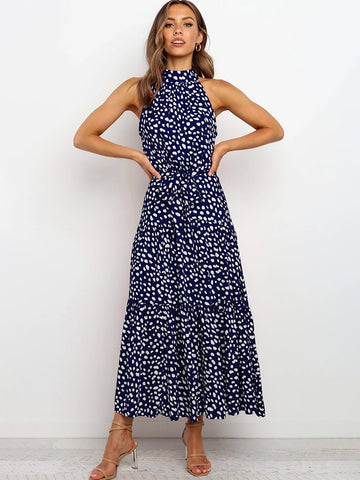 Summer Breeze Maxi Dress Royal Blue 