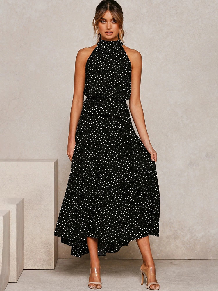 Summer Breeze Maxi Dress Black