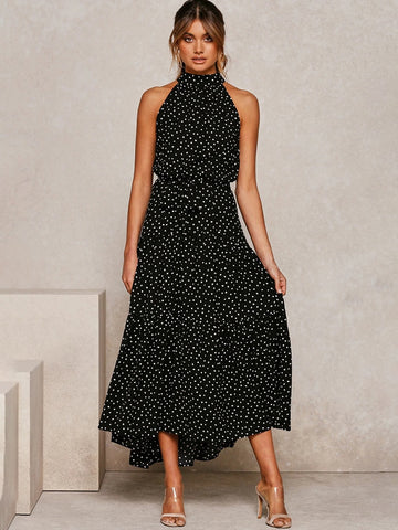 Summer Breeze Maxi Dress Black